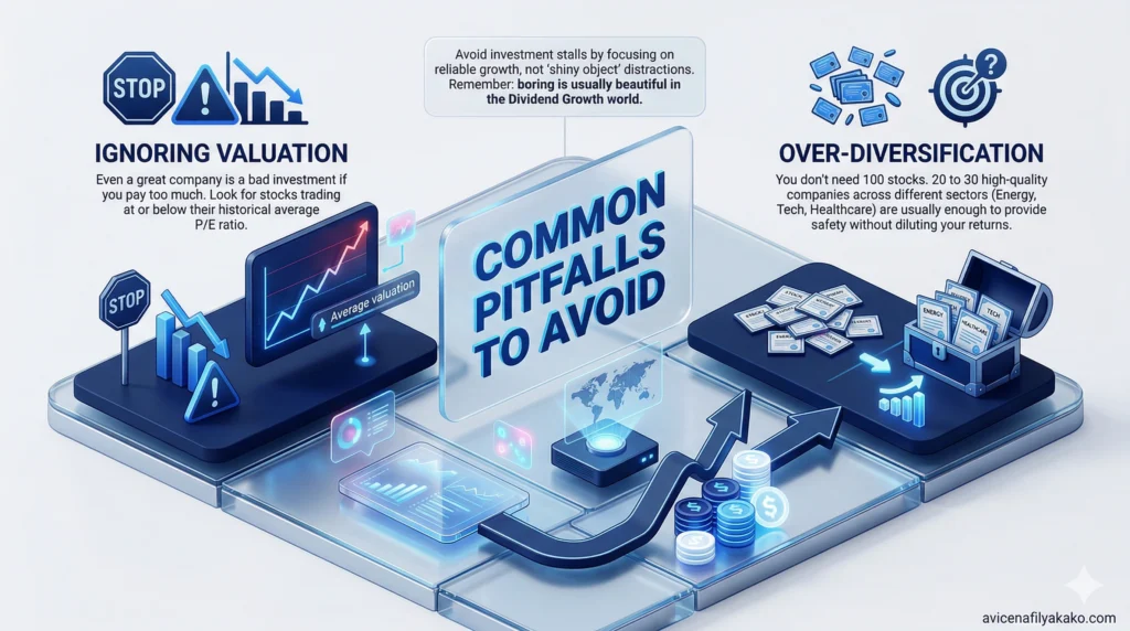 Common Pitfalls to Avoid - image avicenafilyakako.com The Dividend Growth Investing (DGI) Framework: Building Your Path to Passive Wealth