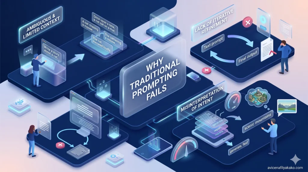 Why Traditional Prompting Fails - Image avicenafilyakako.com