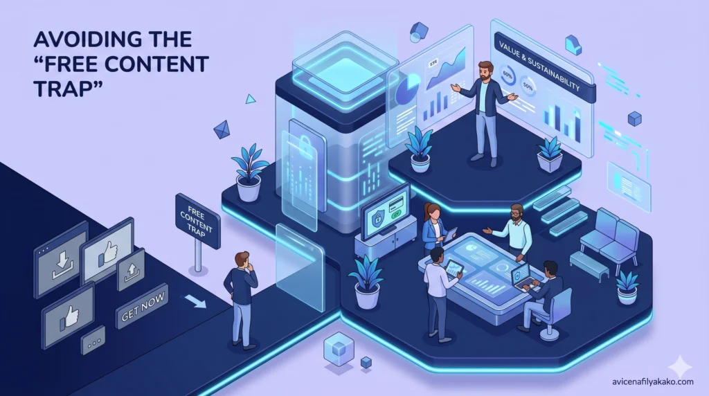 Avoiding the Free Content Trap - Image avicenafilyakako.com