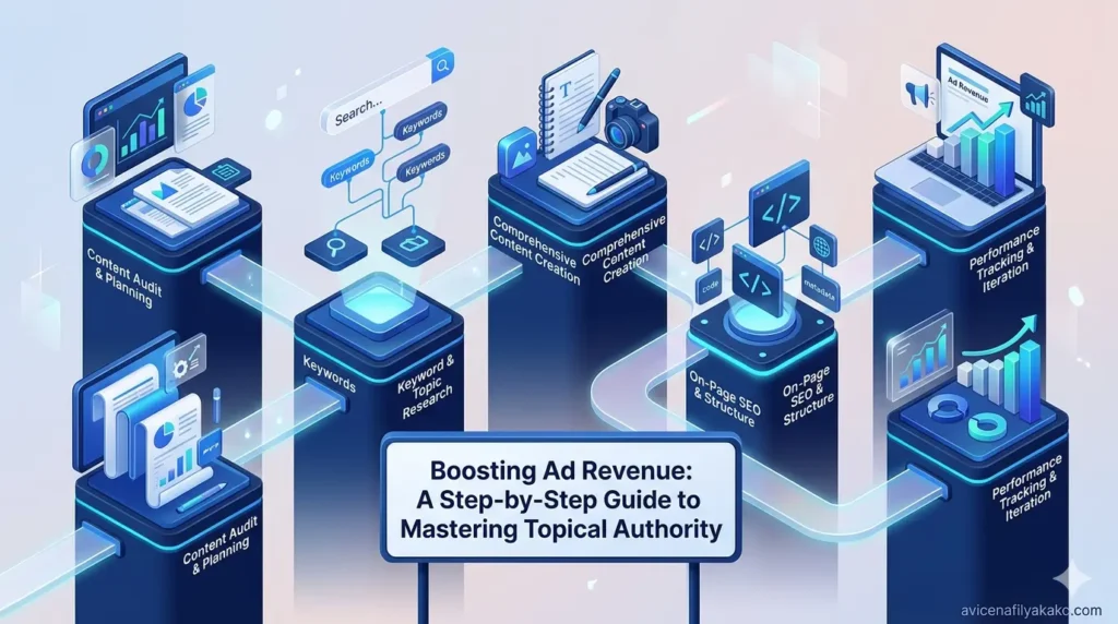 Boosting Ad Revenue A Step-by-Step Guide to Mastering Topical Authority - Image avicenafilyakako.com
