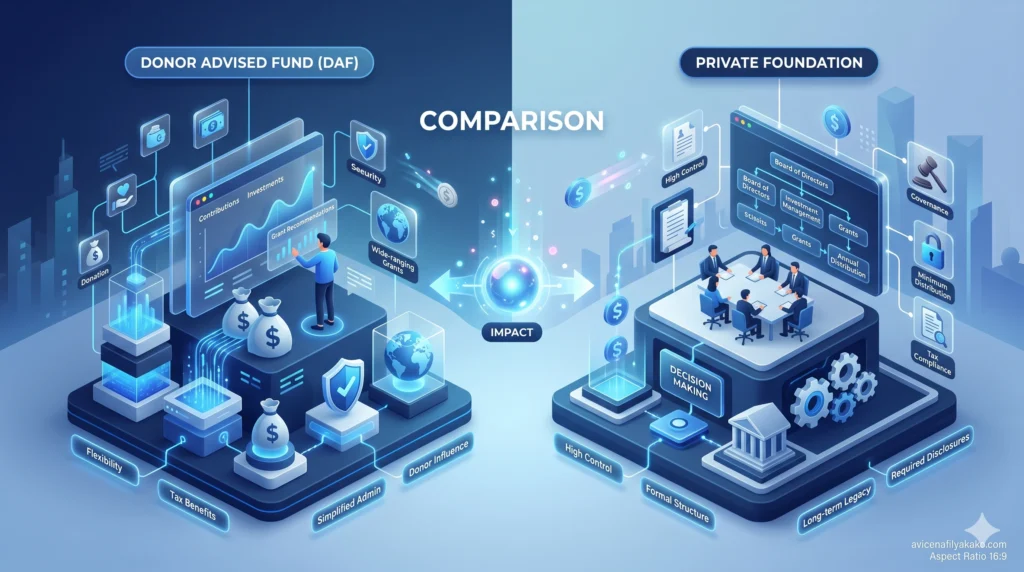 Comparing Your Options DAF vs. Private Foundation - Image avicenafilyakako.com
