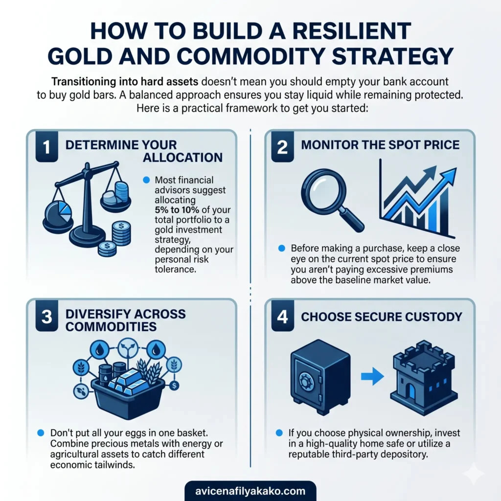 How to Build a Resilient Gold and Commodity Strategy - Infographic avicenafilyakako.com