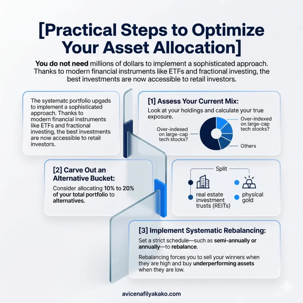 Practical Steps to Optimize Your Asset Allocation - Infographic avicenafilyakako.com
