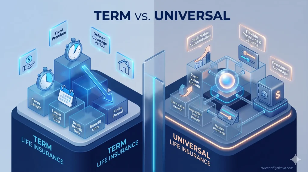 Side-by-Side Comparison Term vs. Universal - Image avicenafilyakako.com