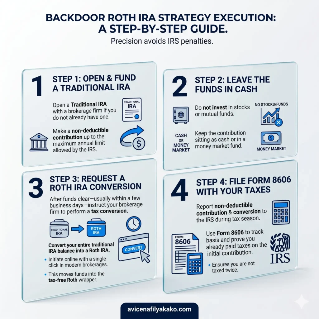 Step-by-Step Guide to Executing the Strategy - Infographic avicenafilyakako.com