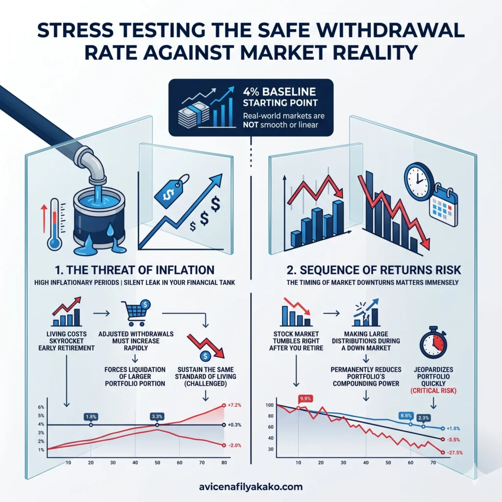 Stress Testing the Safe Withdrawal Rate Against Market Reality - Infographic avicenafilyakako.com Stress Testing the Safe Withdrawal Rate Against Market Reality - Infographic avicenafilyakako.com