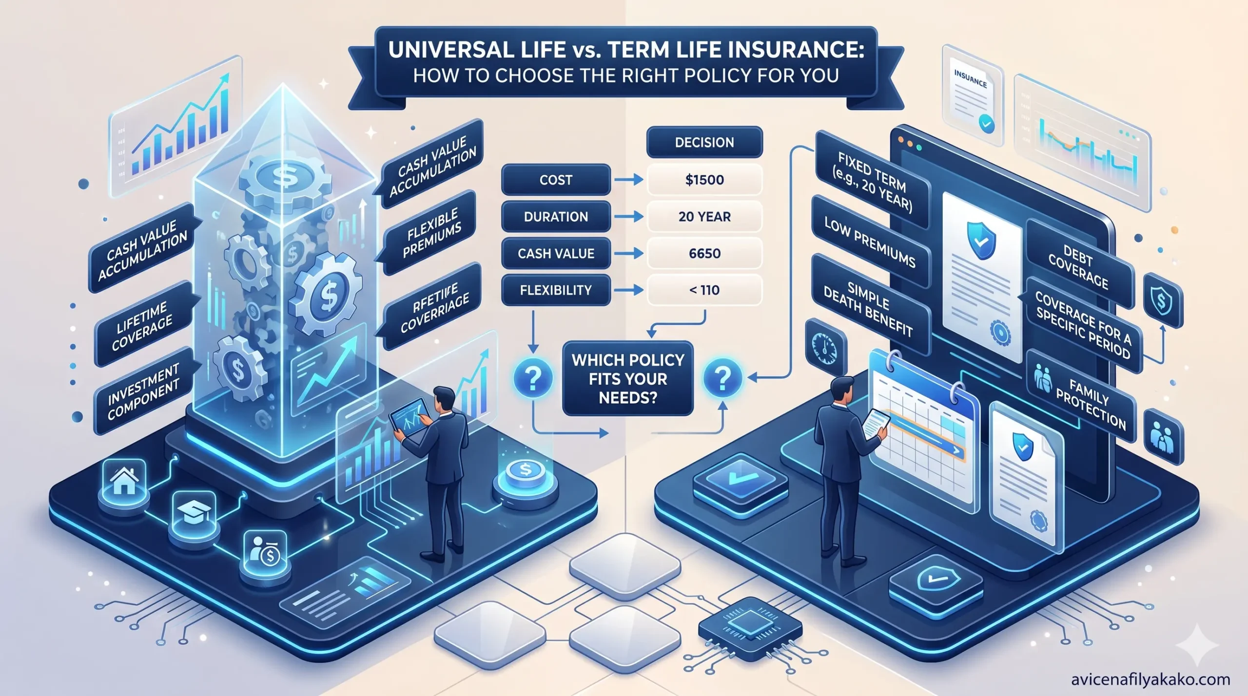 Universal Life vs. Term Life Insurance How to Choose the Right Policy for You - Image avicenafilyakako.com