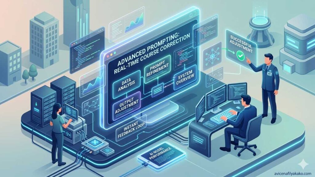 Advanced Prompting AI Techniques for Real-Time Course Correction
