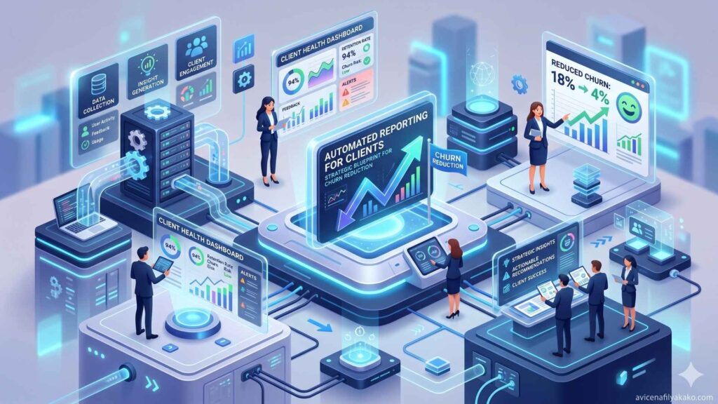 Automated Reporting for Clients The Strategic Blueprint for Churn Reduction - Image avicenafilyakako.com