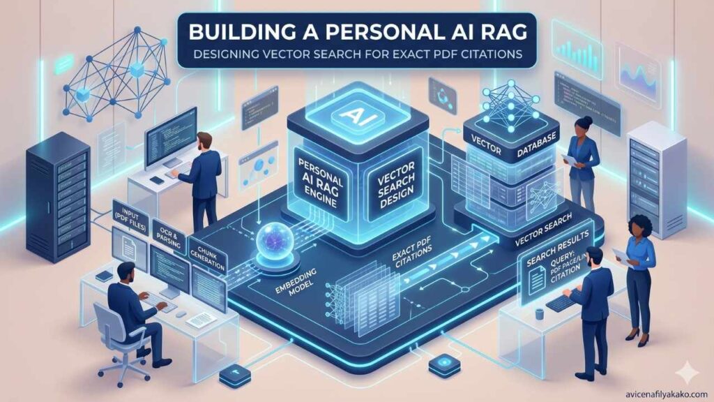 Building a Personal AI RAG Designing Vector Search for Exact PDF Citations - Image avicenafilyakako.com
