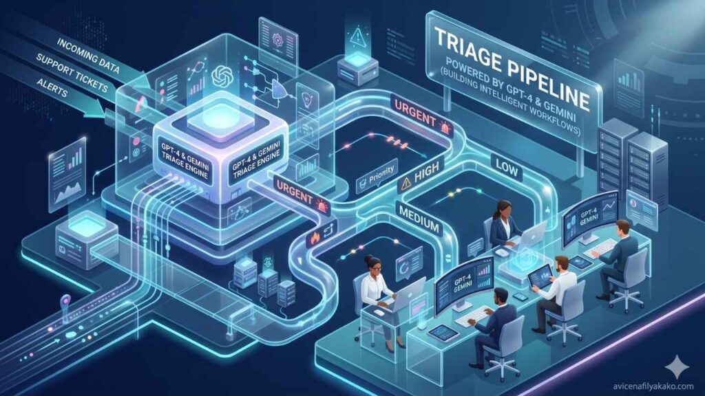 Building the Triage Pipeline with GPT-4 and Gemini - Image avicenafilyakako.com