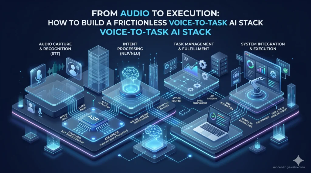 From Audio to Execution How to Build a Frictionless Voice-to-Task AI Stack - Image avicenafilyakako.com