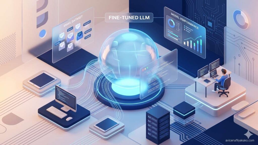 How to Build a Local AI Clone Fine-Tuning an LLM on Personal Emails - Image avicenafilyakako.com