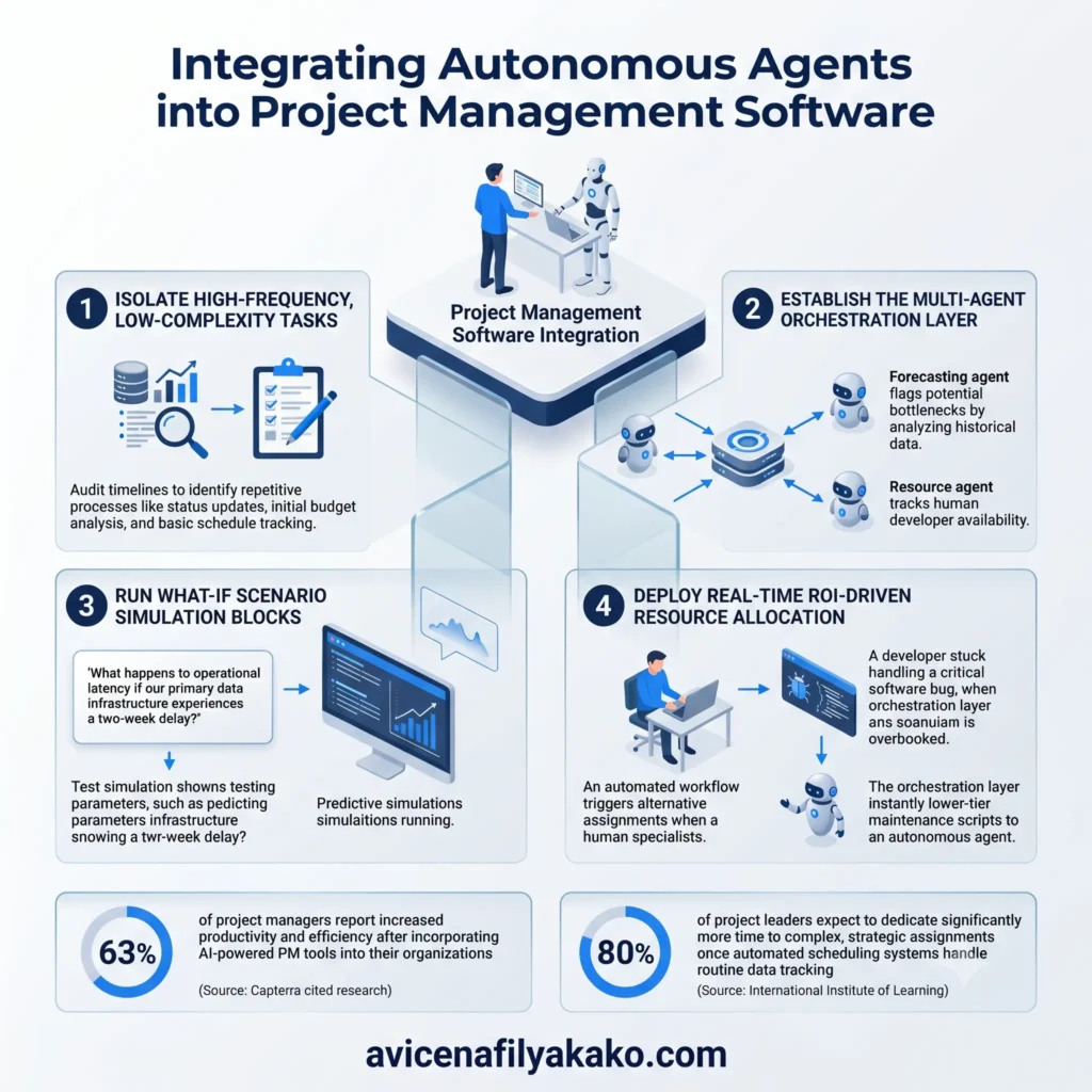 Implementing Predictive Capacity Modeling in Project Management Software - Infographic avicenafilyakako.com