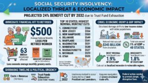 No State Spared CRFB Report Warns of Looming 24% Social Security Benefit Cuts by 2032 - infographic avicenafilyakako.com