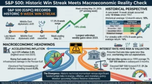 S&P 500 Records Historic Nine-Week Win Streak Amid Inflation and Interest Rate Headwinds - Infographic avicenafilyakako.com