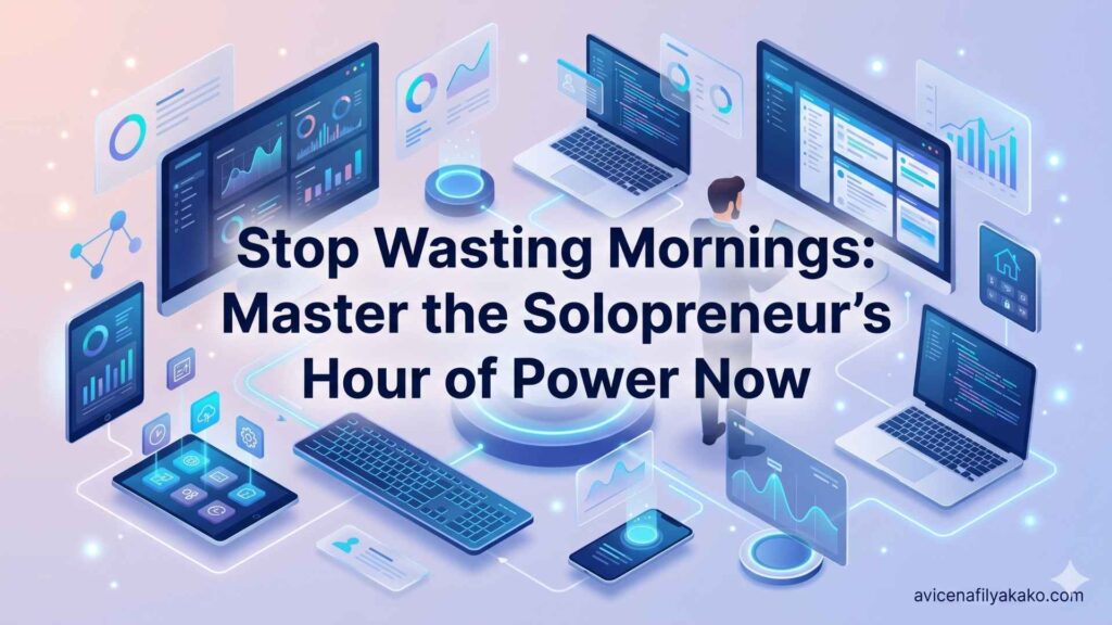 Stop Wasting Mornings Master the Solopreneur’s Hour of Power Now - Image avicenafilyakako.com
