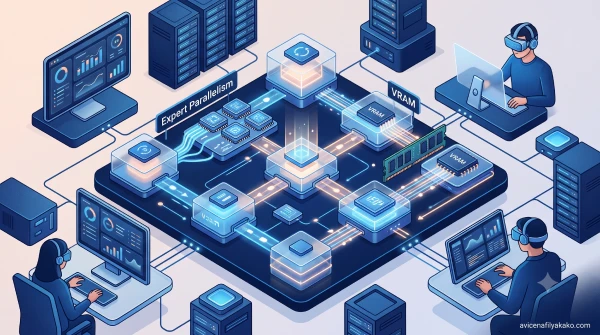 The Hidden Operational Overhead Expert Parallelism and VRAM - Image avicenafilyakako.com